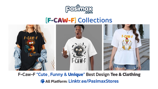 10 Funny & Cute F-Caw-F T-Shirt Designs That Are Still Super Unique