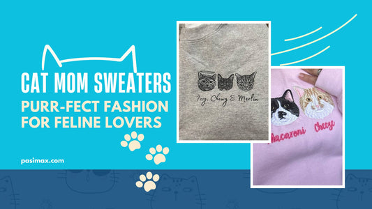 Custom Cat Mom Sweaters Purr-fect Fashion for Feline Lovers
