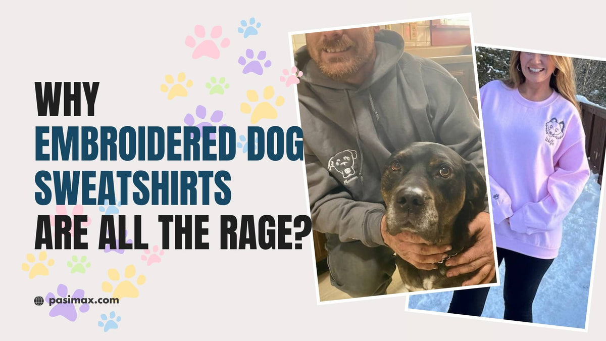 embroidered dog sweatshirts