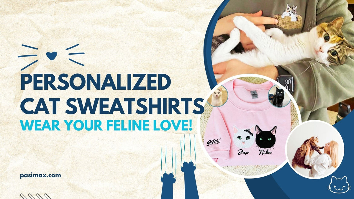 personalized cat sweatshirts