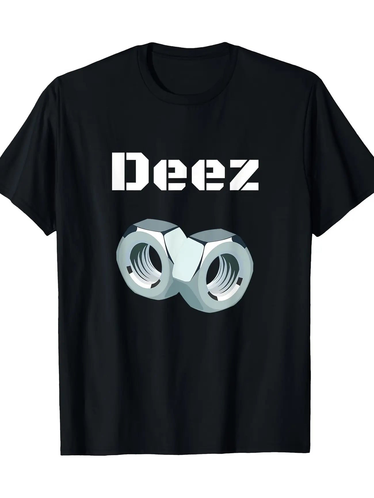 "Deez Nuts" Graphic T-Shirt - Classic Meme Slogan Tee, Funny Nostalgia Apparel, Unisex Internet Culture Shirt