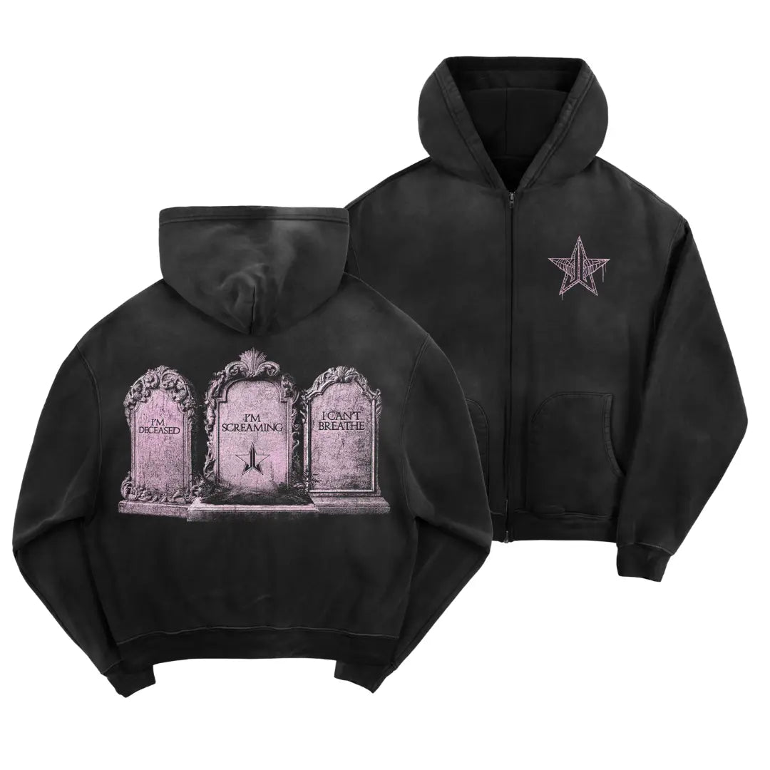 Tombstone Zip-Up Hoodie – Wyatt Earp Western Movie Apparel, Iconic Film Quote Pullover, Unisex