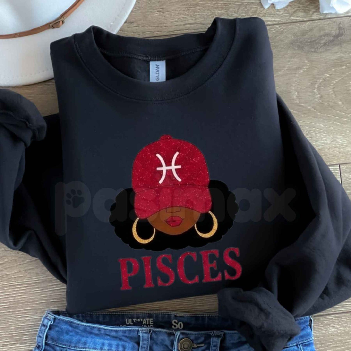 12 Zodiac Slay Girl Sweatshirt | Afro Zodiac Sign Graphic Crewneck