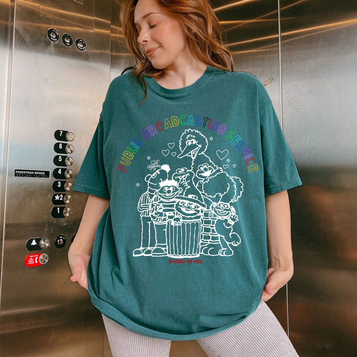 Classic PBS Logo T-Shirt – Retro Public TV Fan Tee, Vintage 70s 80s Nostalgia Shirt, Iconic TV Show Lover Gift