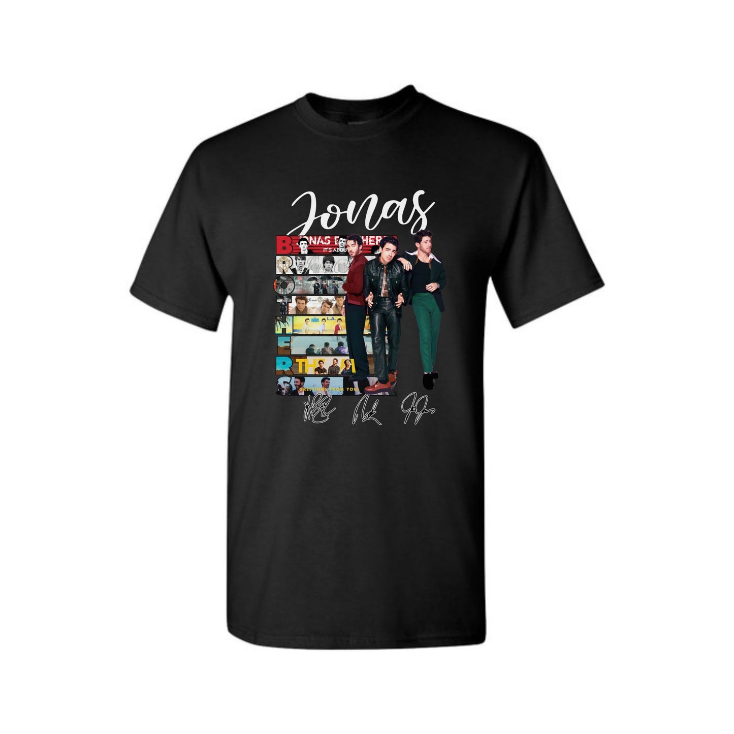 Jonas Brothers Fan T-Shirt - Music Fan Apparel, Nostalgic Band Tee