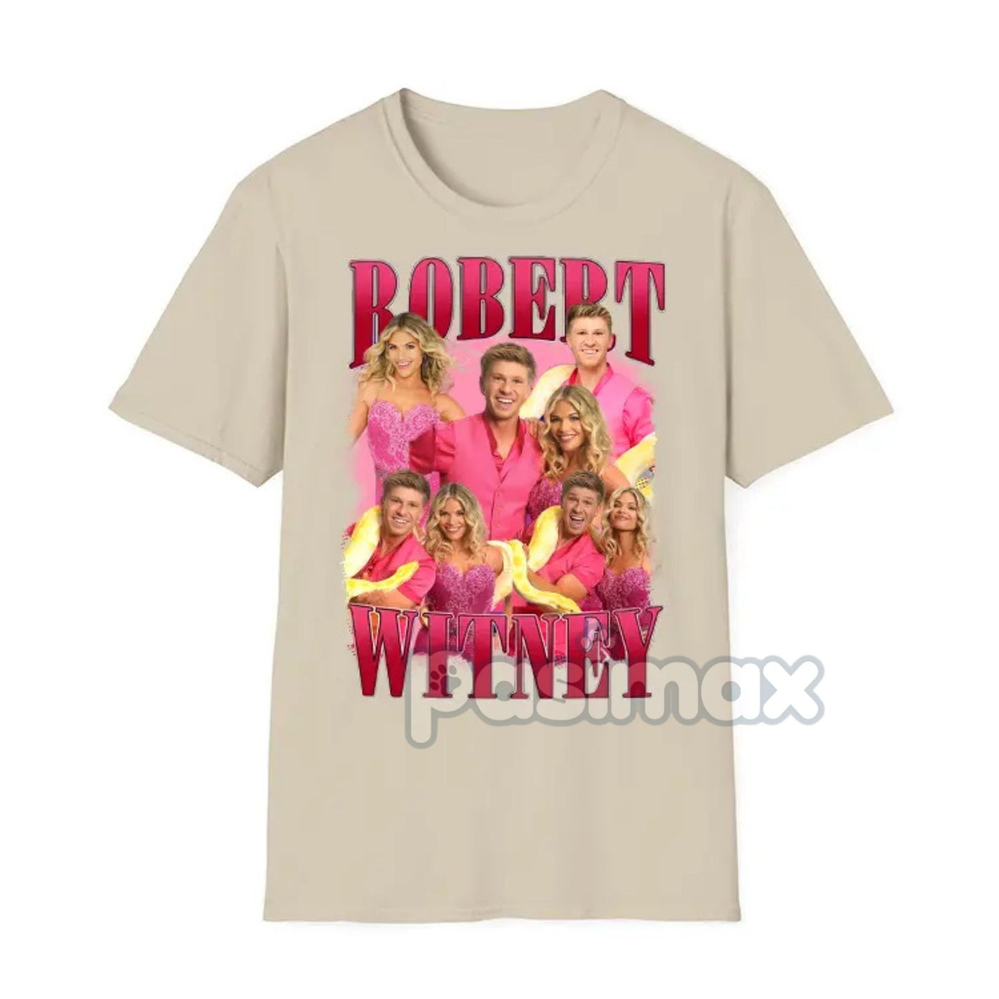 "Stars on Stage" Pink Dance T-Shirt - Retro Dance Tour Style, Fan Apparel