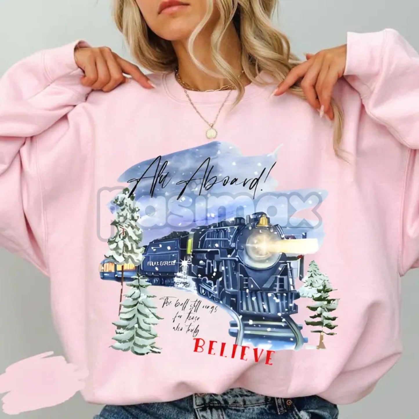 The Polar Express Train Ride Sweatshirt – Christmas Tradition Holiday Crewneck