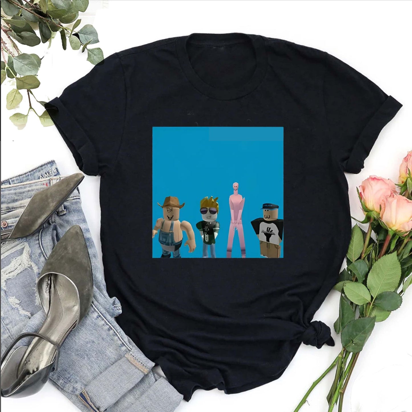 Funny Roblox T-Shirt - Fashion Cotton Gaming Tee, Unisex Style for Men & Women