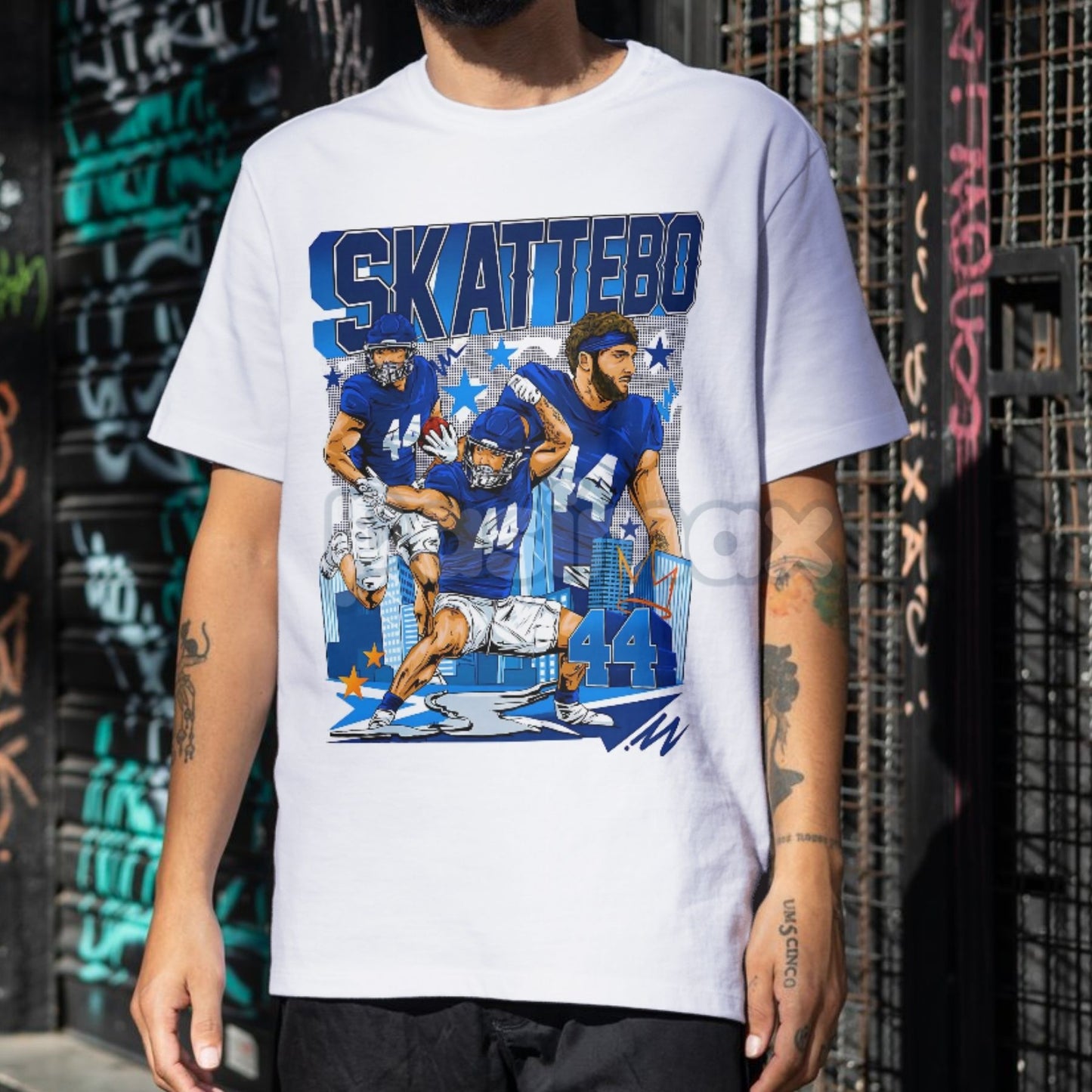 Cam Skattebo New York Giants Graphic T-Shirt - ASU Sun Devils RB Rookie Tee, "The Truck" Football Apparel