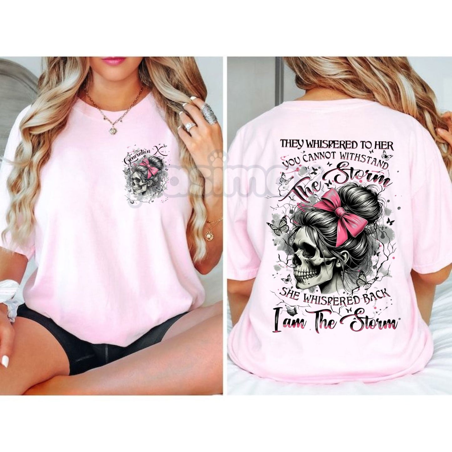 "I Am The Storm Reaper FAFO" T-shirt - "Raised on Hose Water and Neglect" Funny Statement Tee, Dark Humor Edgy Shirt