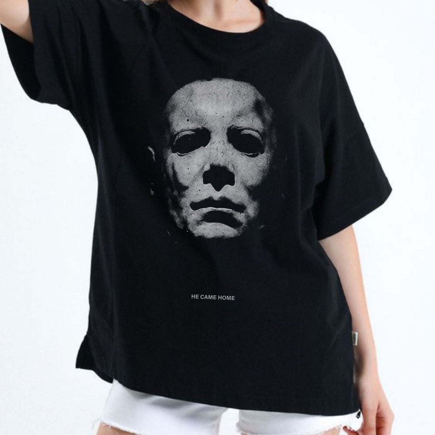 "The Night He Came Home" Michael Myers T-Shirt - Classic Horror Film Tee, Retro Fall Halloween Gift