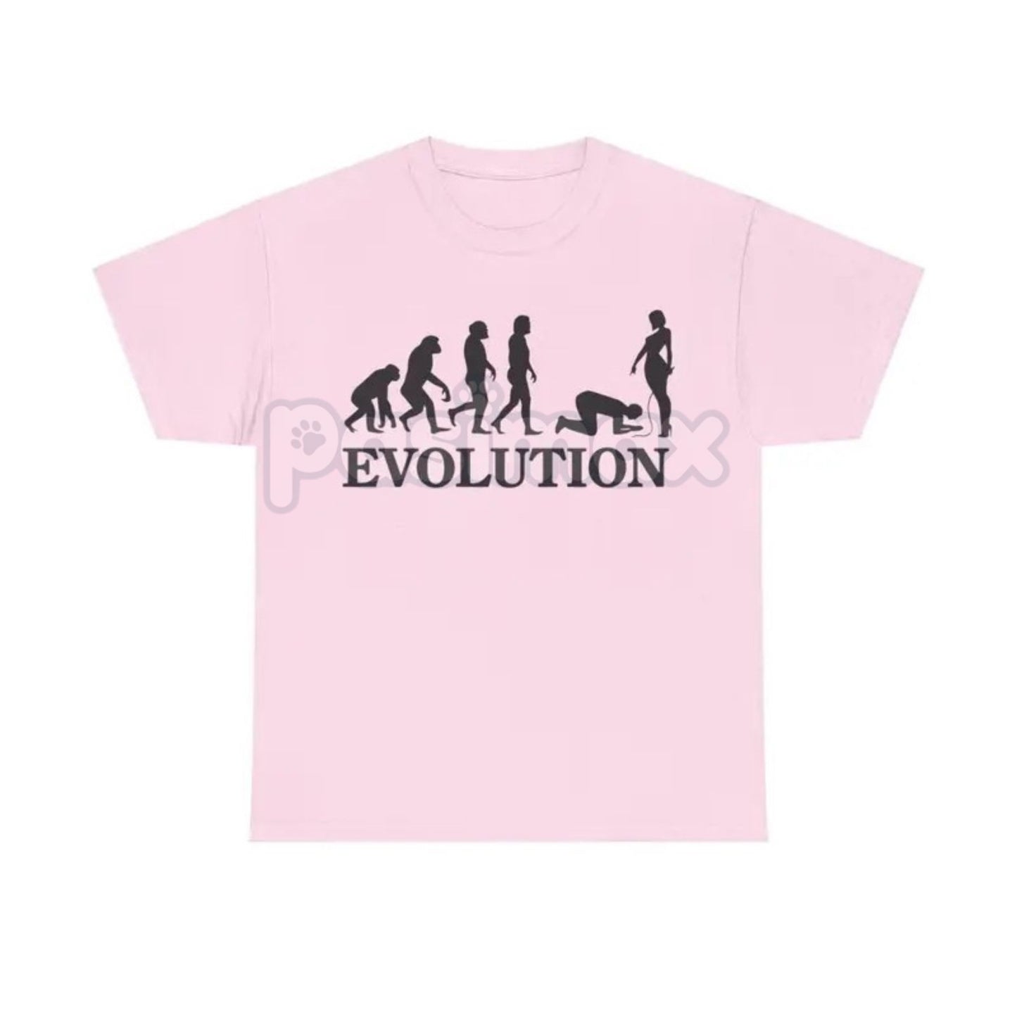 "Evolution Simp" Funny Graphic T-Shirt - Absurdist Meme Culture Unisex Cotton Tee, Ironic Statement Shirt