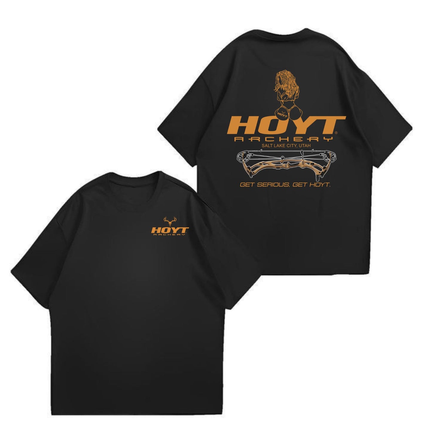 2025 "Sexy Girl" Hoyt Archery T-Shirt - Unisex Bowhunting Graphic Tee, Bold Fan Merch, Gift for Archery Lovers