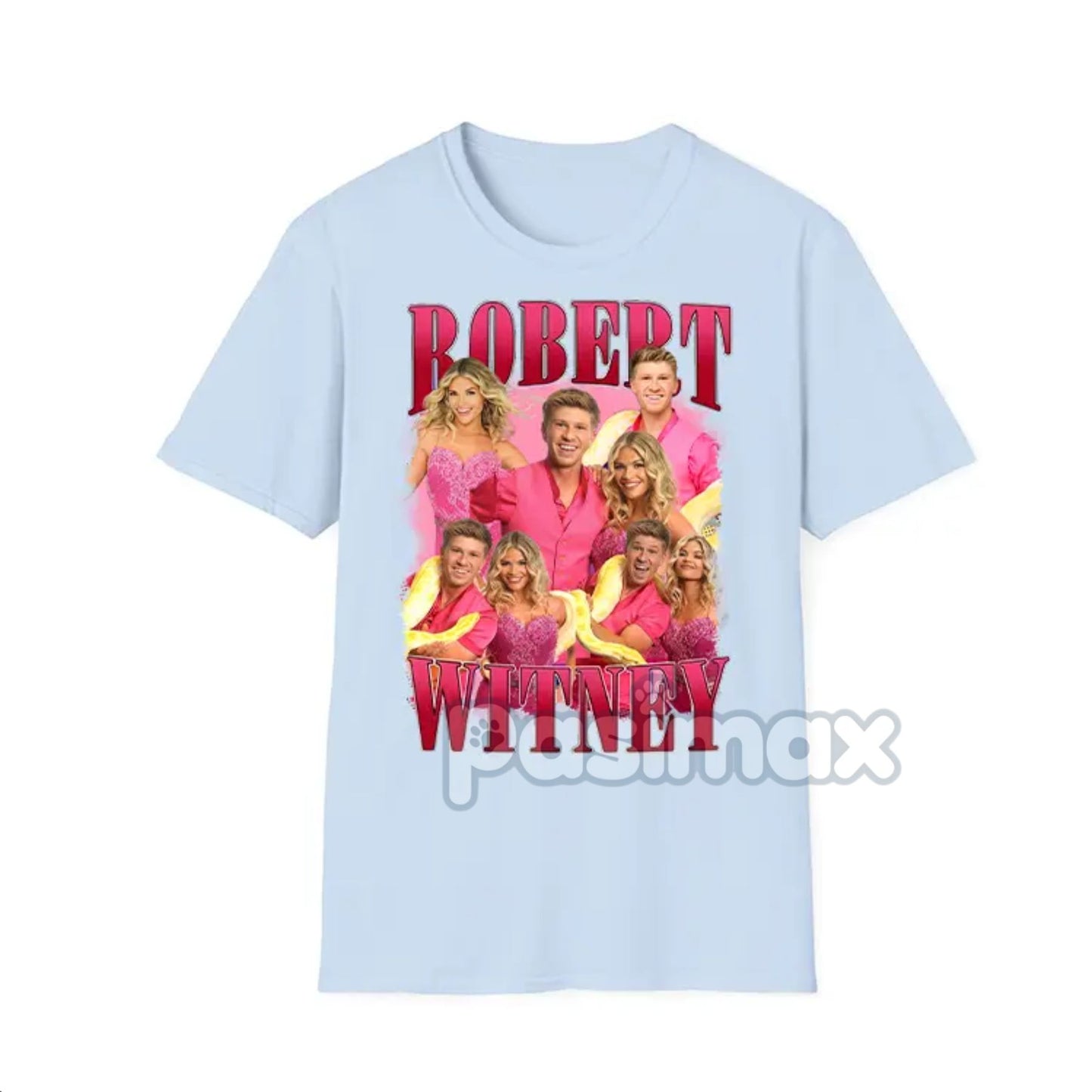 "Stars on Stage" Pink Dance T-Shirt - Retro Dance Tour Style, Fan Apparel