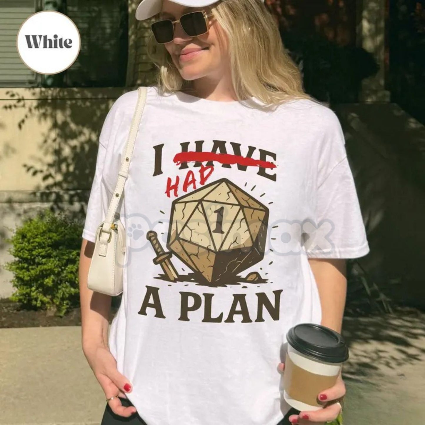 "Don't worry, I have a plan." D&D T-Shirt - Funny Dungeons and Dragons Slogan Tee, Tabletop Games Gift for Him Her, Gifts for Gamers
