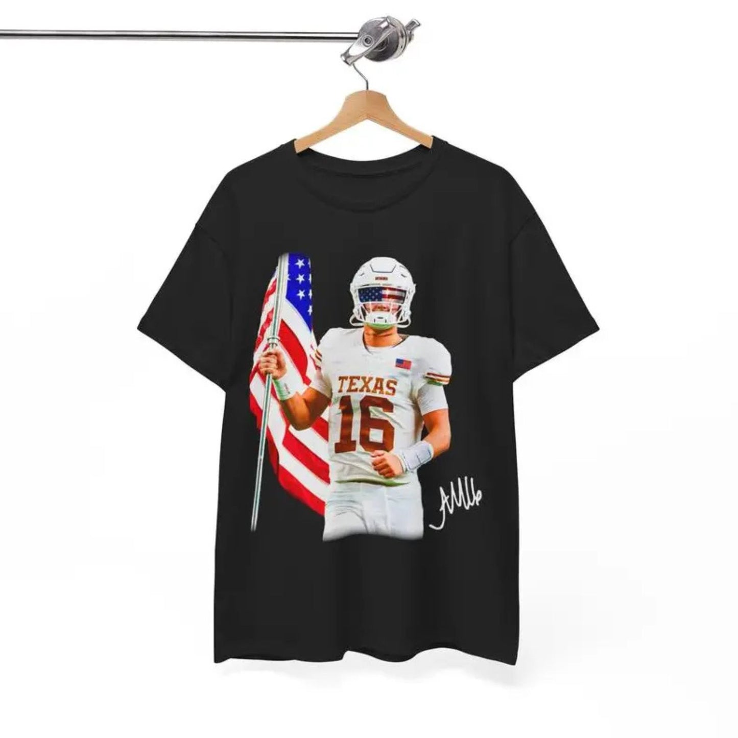 Arch Manning USA T-Shirt - Patriotic Football Fan Tee, Unisex Sports Apparel
