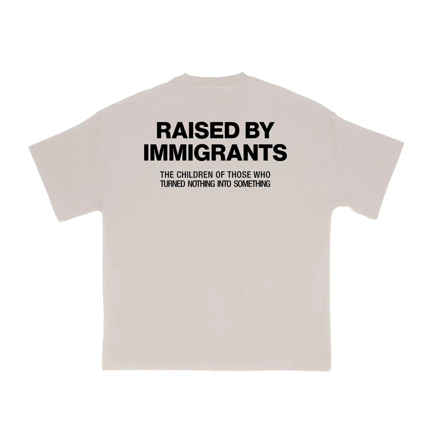 "Raised by Immigrants" Statement Tee - Empowering T-Shirt, Mexican Heritage Apparel