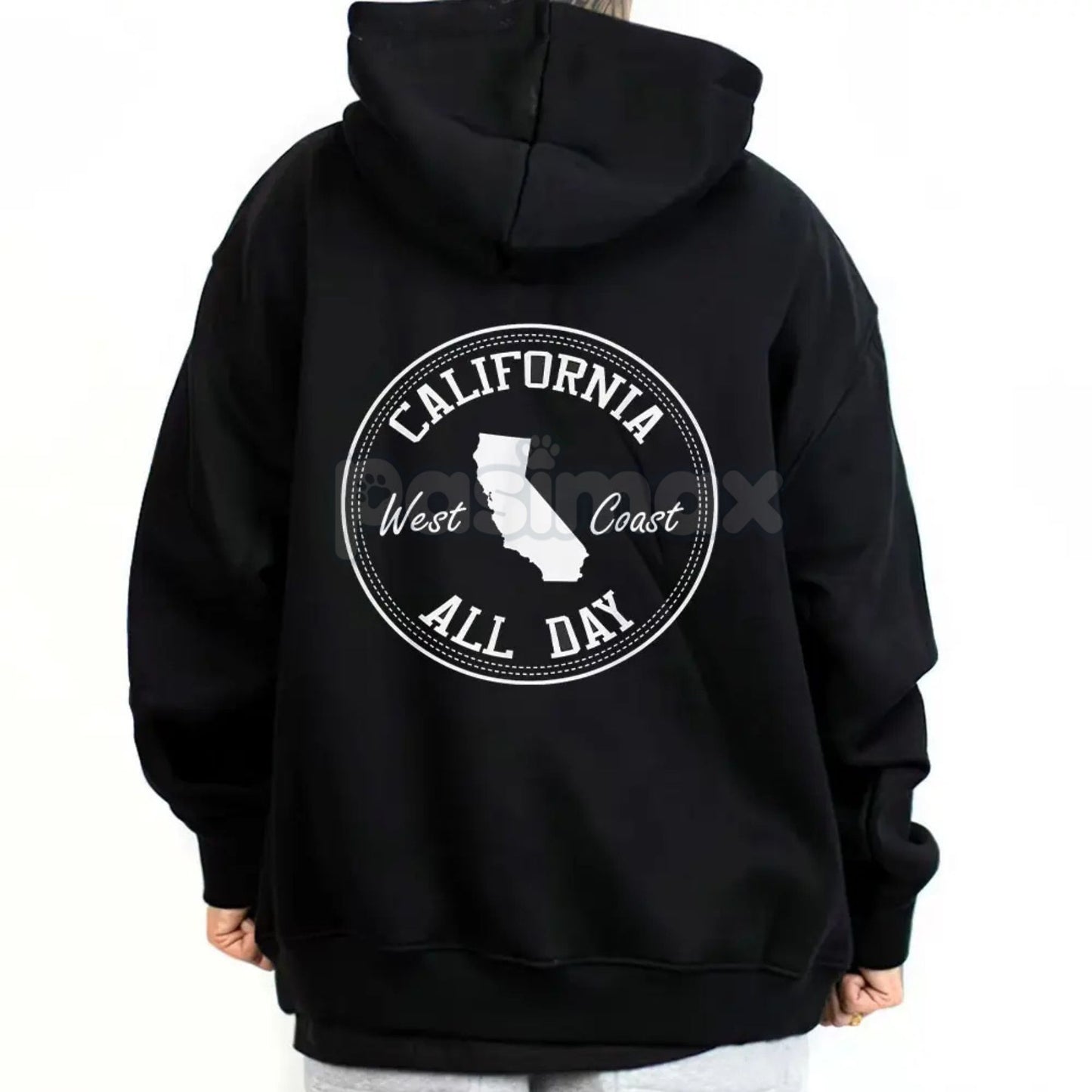 Cali Chicano Lowrider Oversized Graphic Hoodie – Medium Heavy Pullover, Unisex Streetwear Sweatshirt