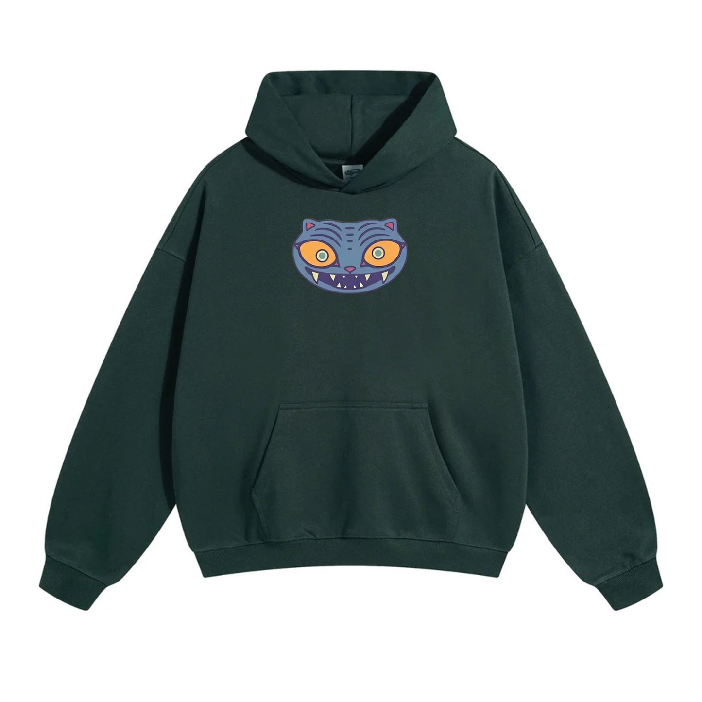 Derpy Tiger Zoey Hoodie – Cute & Funny Animal Graphic Pullover, Adorable Unisex Gift