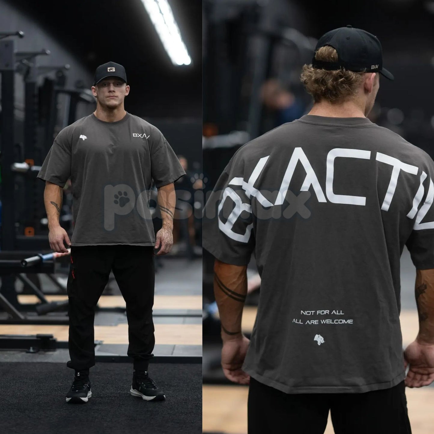 BXACTIV Logo T-Shirt - Unisex Classic Brand Graphic Tee, Modern Streetwear Apparel, Soft Cotton Trendy Slogan Shirt