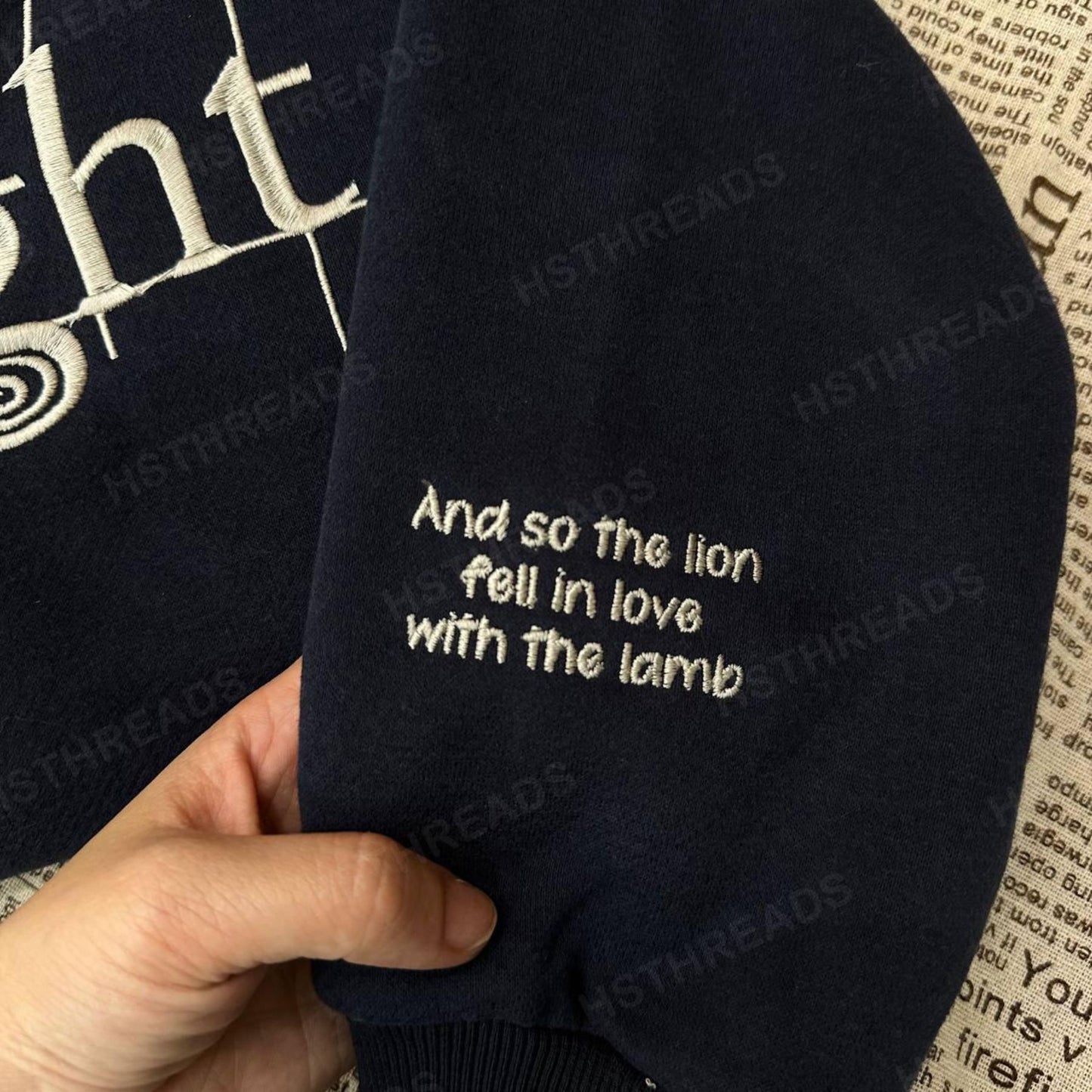 Twilight Saga Embroidered Sweatshirt – Bookish Crewneck for Fans of New Moon, Eclipse & Breaking Dawn