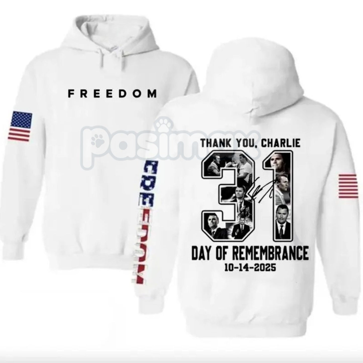 National Day of Remembrance October 14th 2025 Hoodie – Patriot C.K. Memorial Tribute Pullover