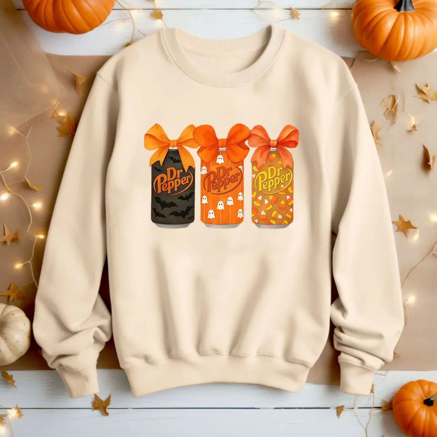 Dr Pepper Halloween Sweatshirt – Spooky Soda Graphic Crewneck