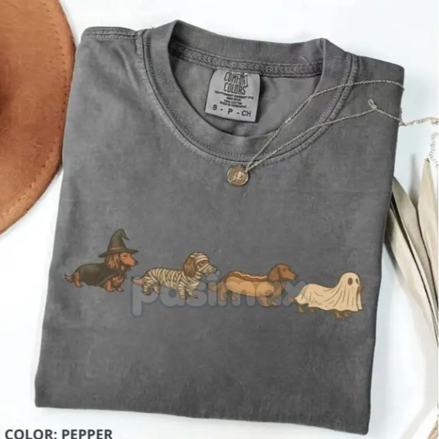 Comfort Colors® 'Honk Nation' Retro Graphic T-Shirt – Vintage Art Dachshund Streetwear, Unbothered Dog Lover Tee