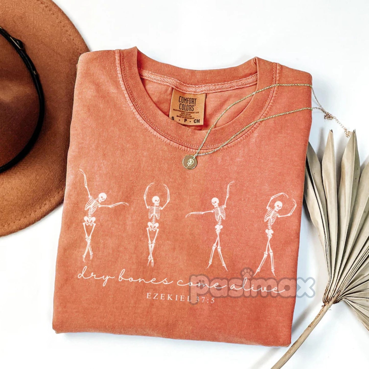 'Dry Bones Come Alive' Christian Halloween Shirt – Dancing Skeleton Fall Jesus Tee, Bible Verse Shirt, New Life in Christ Faith Apparel