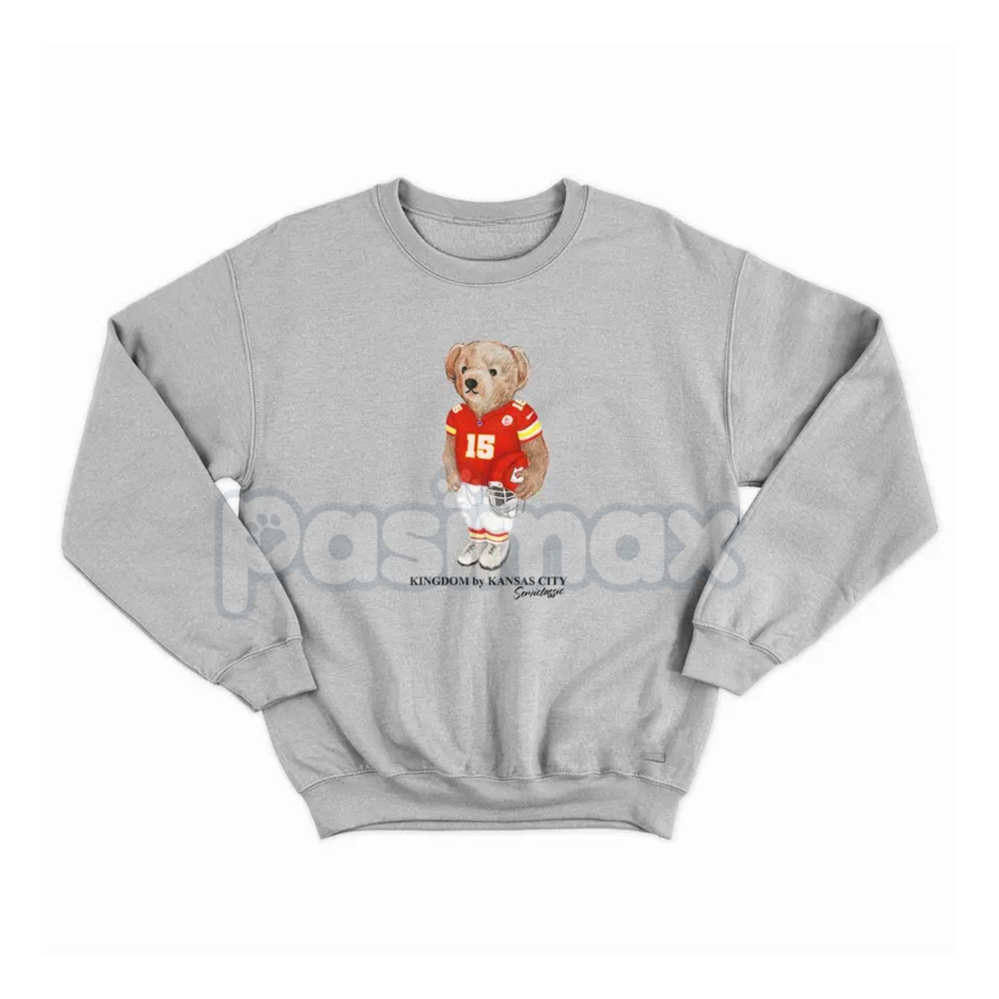 Vintage Sport Varsity Football All Team Graphic Sweatshirt – Retro Style Crewneck Pullover