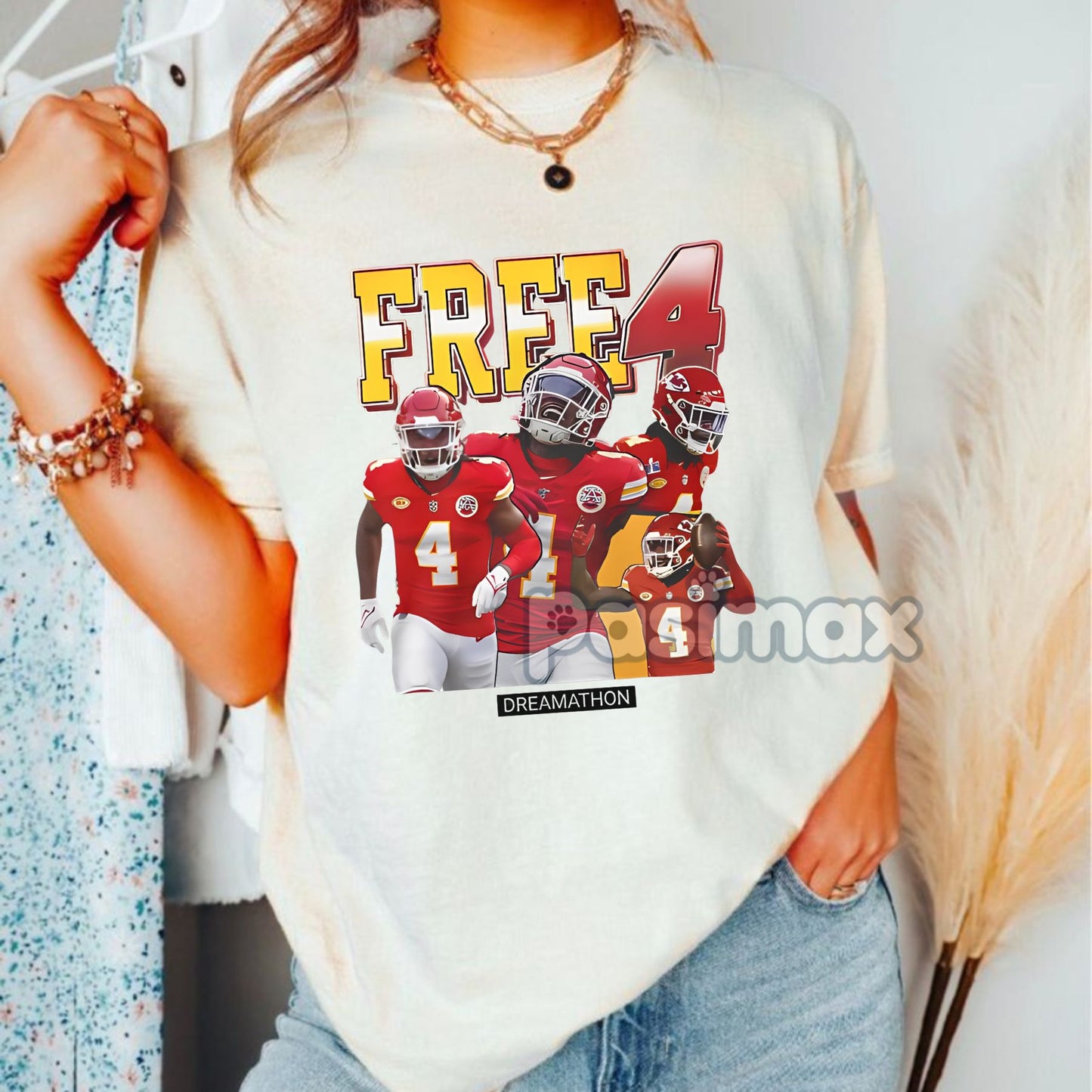 Free 4 Dreamathon T-Shirt - Inspirational Support Apparel, Community Tee