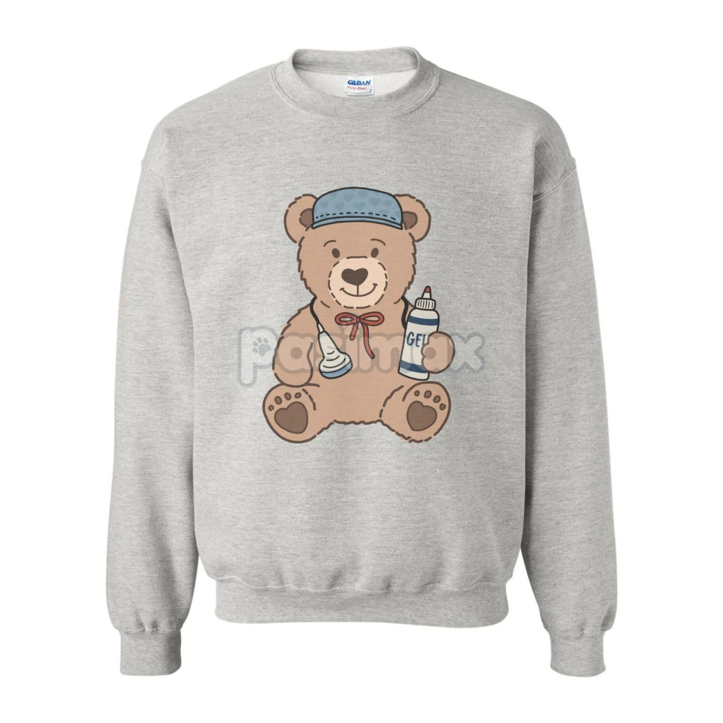 Ultrasound Teddy Bear Crewneck – New Baby Announcement Pregnancy Sweatshirt