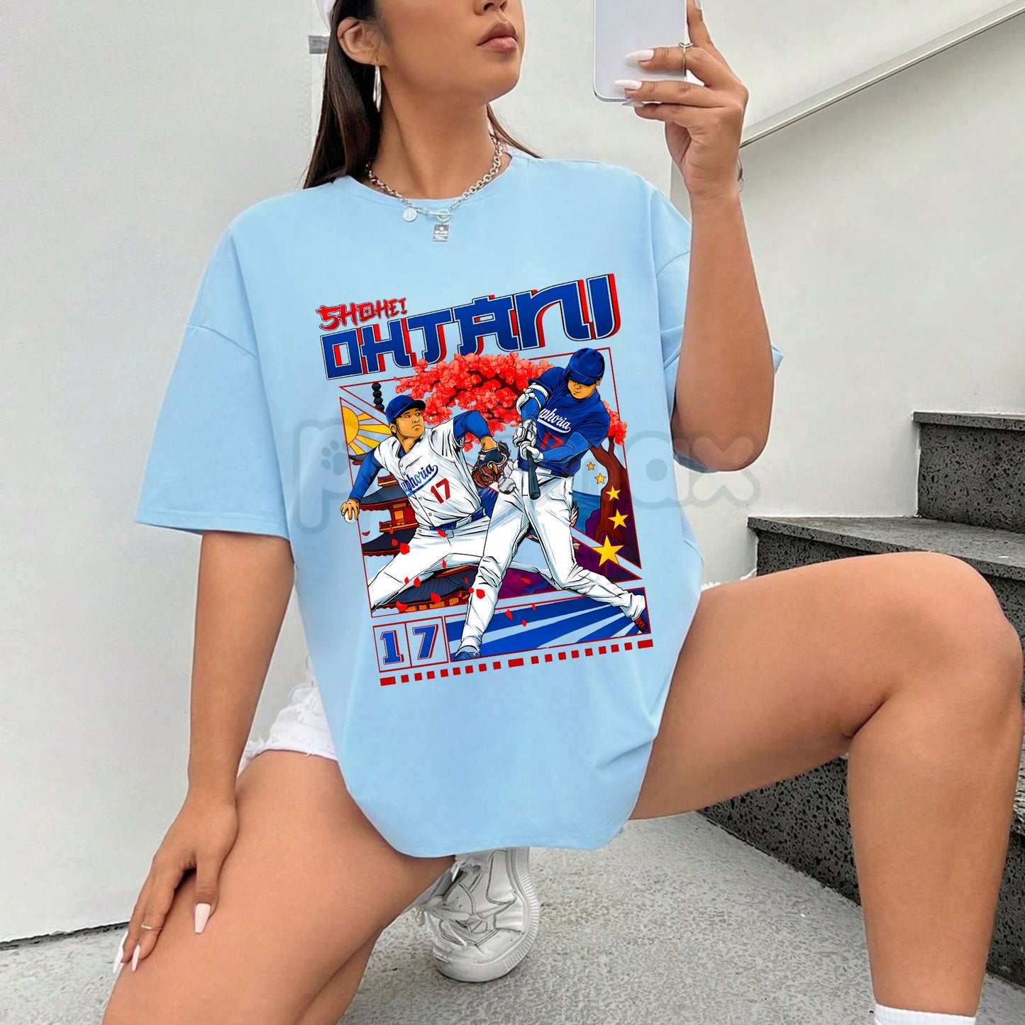 Shohei Ohtani Graphic T-Shirt LA Baseball MVP Tee - Angels Dodgers Japan MLB Fan Apparel, Unisex Baseball Gift