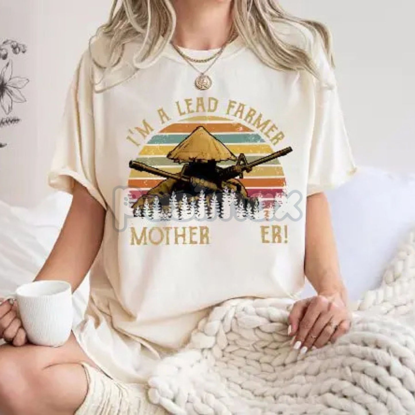"I'm A Lead Farmer" Vintage T-Shirt - Tropic Thunder Comedy Movie Tee, Iconic Meme Shirt