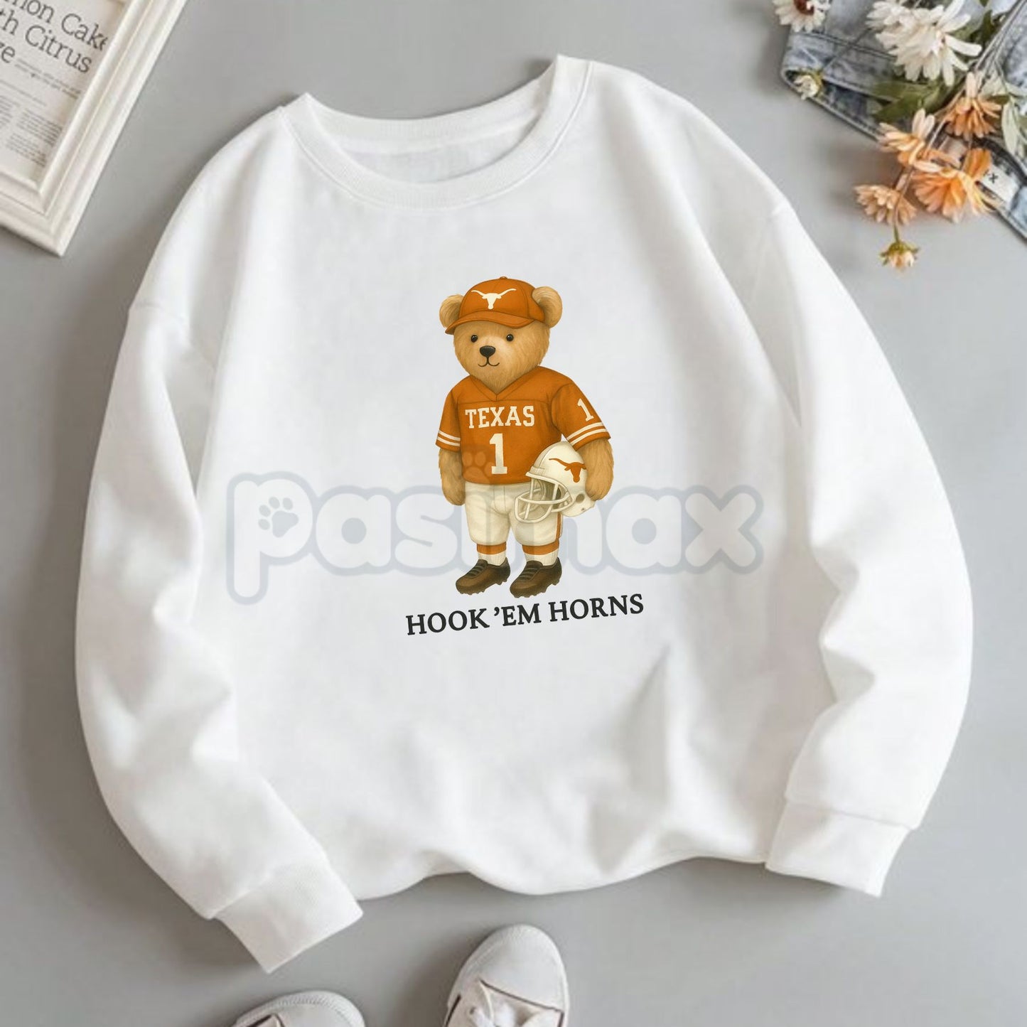 All Team College Football Teddy Bear Sweatshirt – Retro Mascot Graphic Crewneck