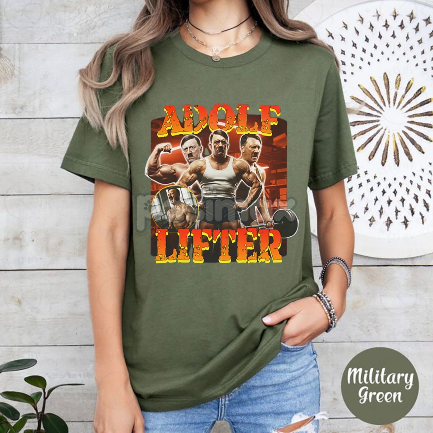 AL Bodybuilding Shirt - Bold and Unique Artwork Graphic Tee, Fitness and Meme Enthusiasts Apparel
