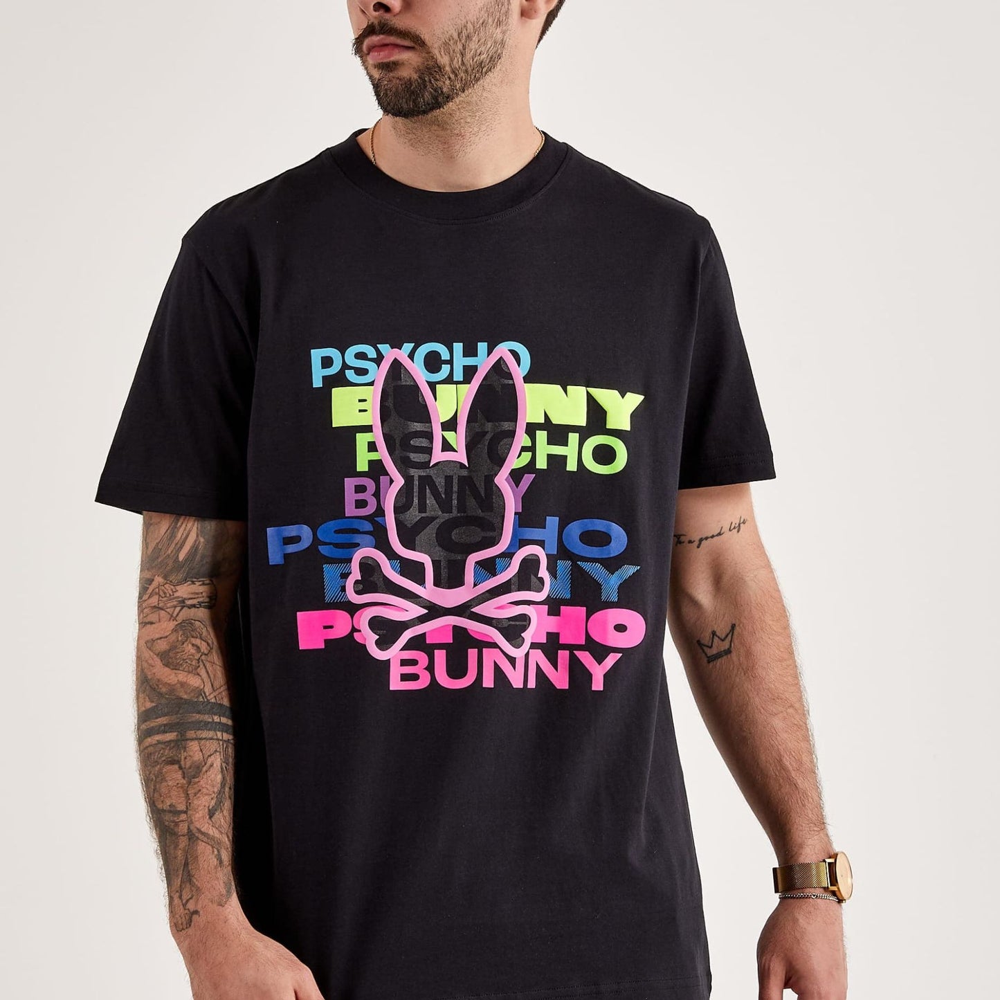 Bone Rabbit T-Shirt - Hip-Hop Streetwear Tee for Men & Women, Unisex Round Neck Graphic Shirt