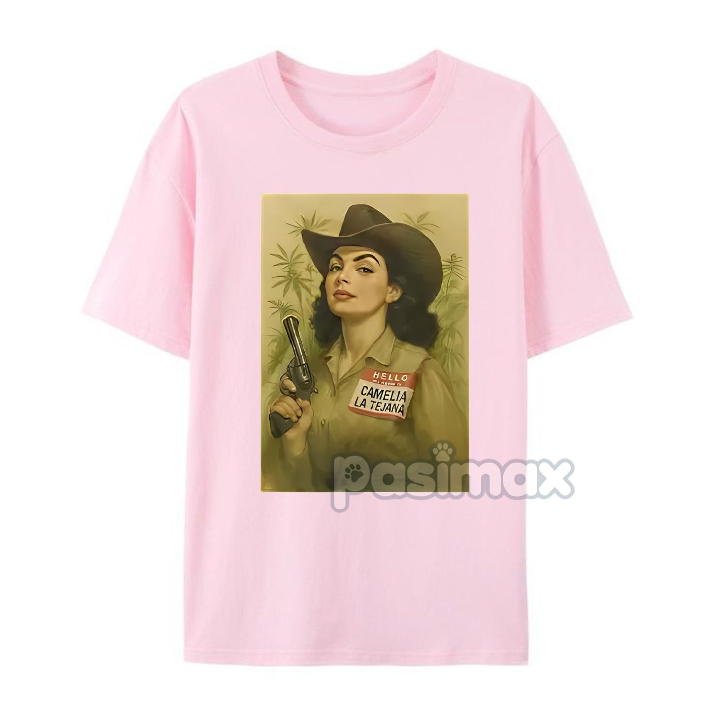 Camelia la Tejana T-Shirt - Iconic Folk Legend Apparel, Contrabando y Traición Merch