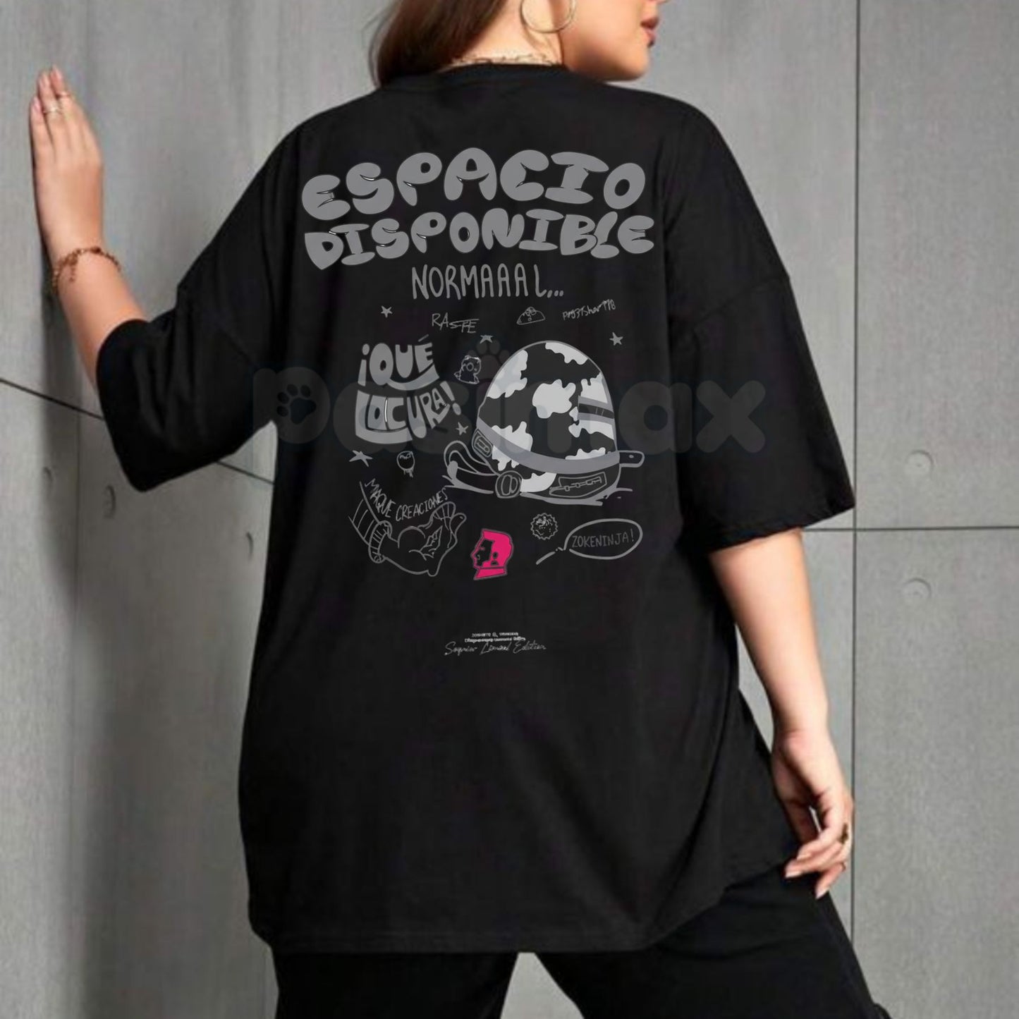 "Espacio Disponible" Shirt - Available Space Spanish Slogan Tee, Minimalist Graphic T-Shirt, Unisex Trendy Apparel