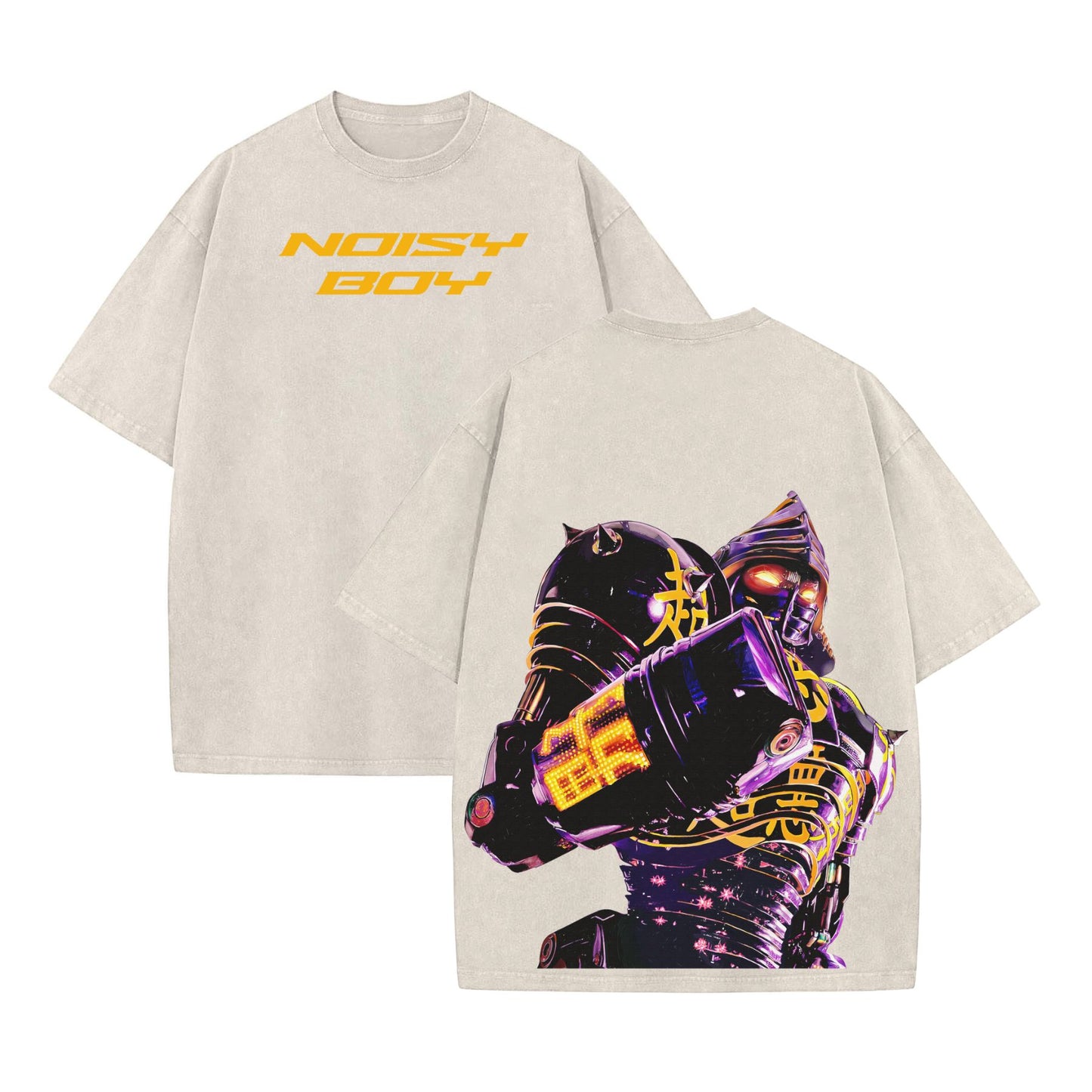Noisy Boy T-Shirt – Real Steel Movie-Inspired Tee, Retro Robot Boxing Graphic