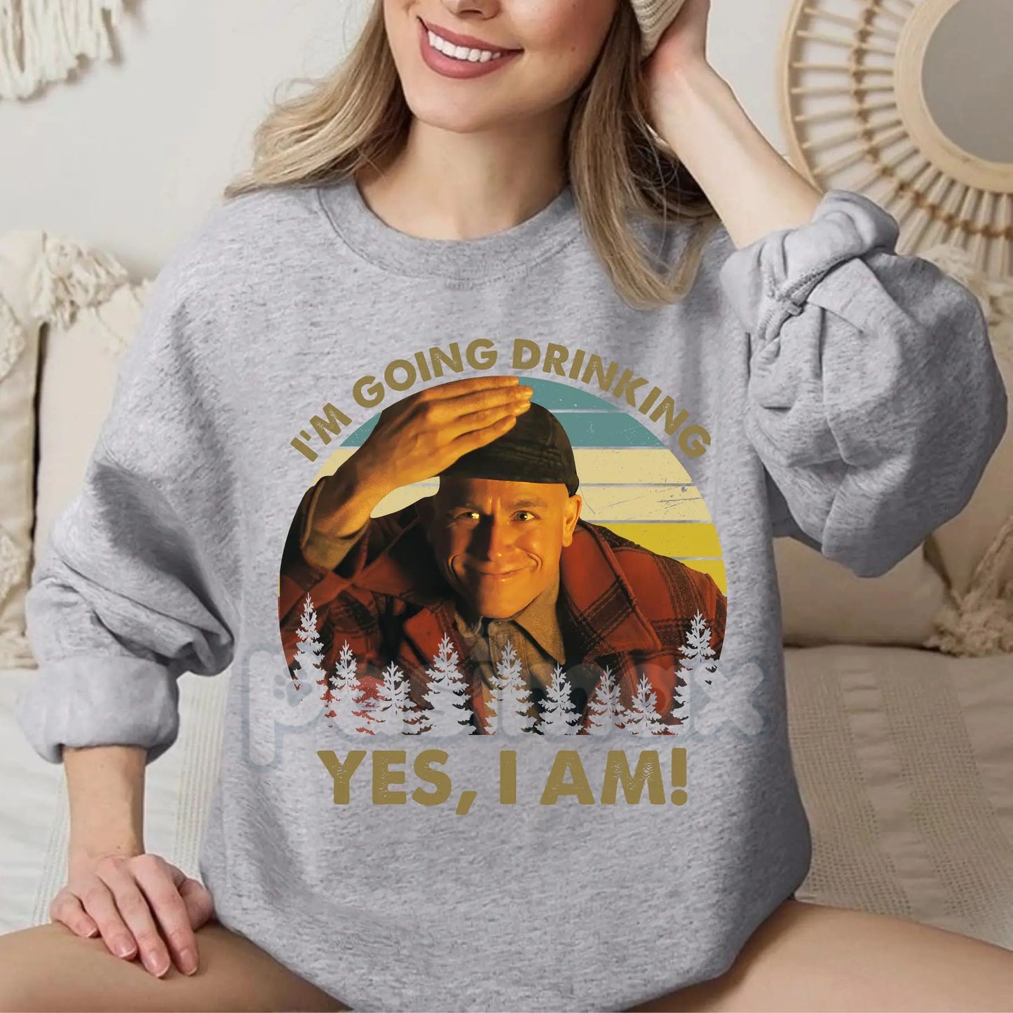 The Plainfield Tavern Tour: "I'm Going Drinking Ed Gein" Sweatshirt – Dark Humor