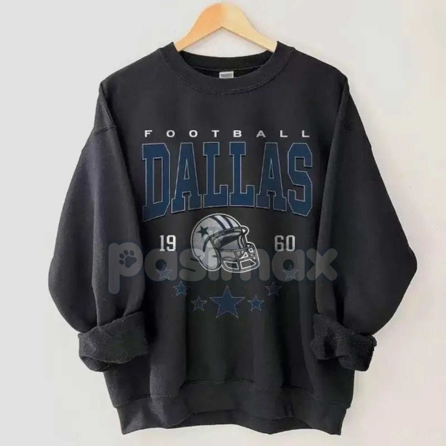 Vintage 90s All Team Football Sweatshirt – Retro Unisex Fan Gift Sweater