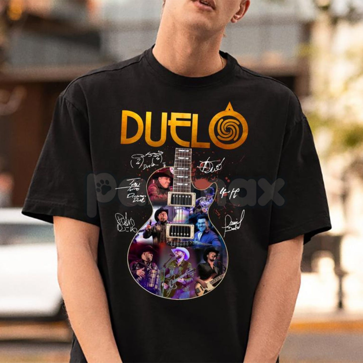 Duelo Band Graphic Tee - Vintage Concert T-Shirt, Mexican Norteño Music Fan Merch, Unisex Oversized Streetwear