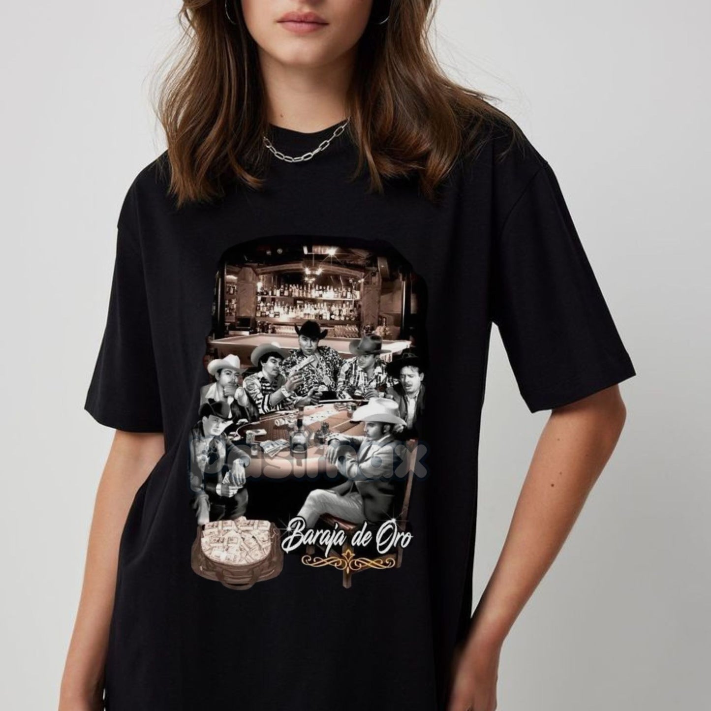 Mexican Narco Style Graphic Tee - Norteño Cowboy Corrido Shirt for Men, Bold Latino Fashion