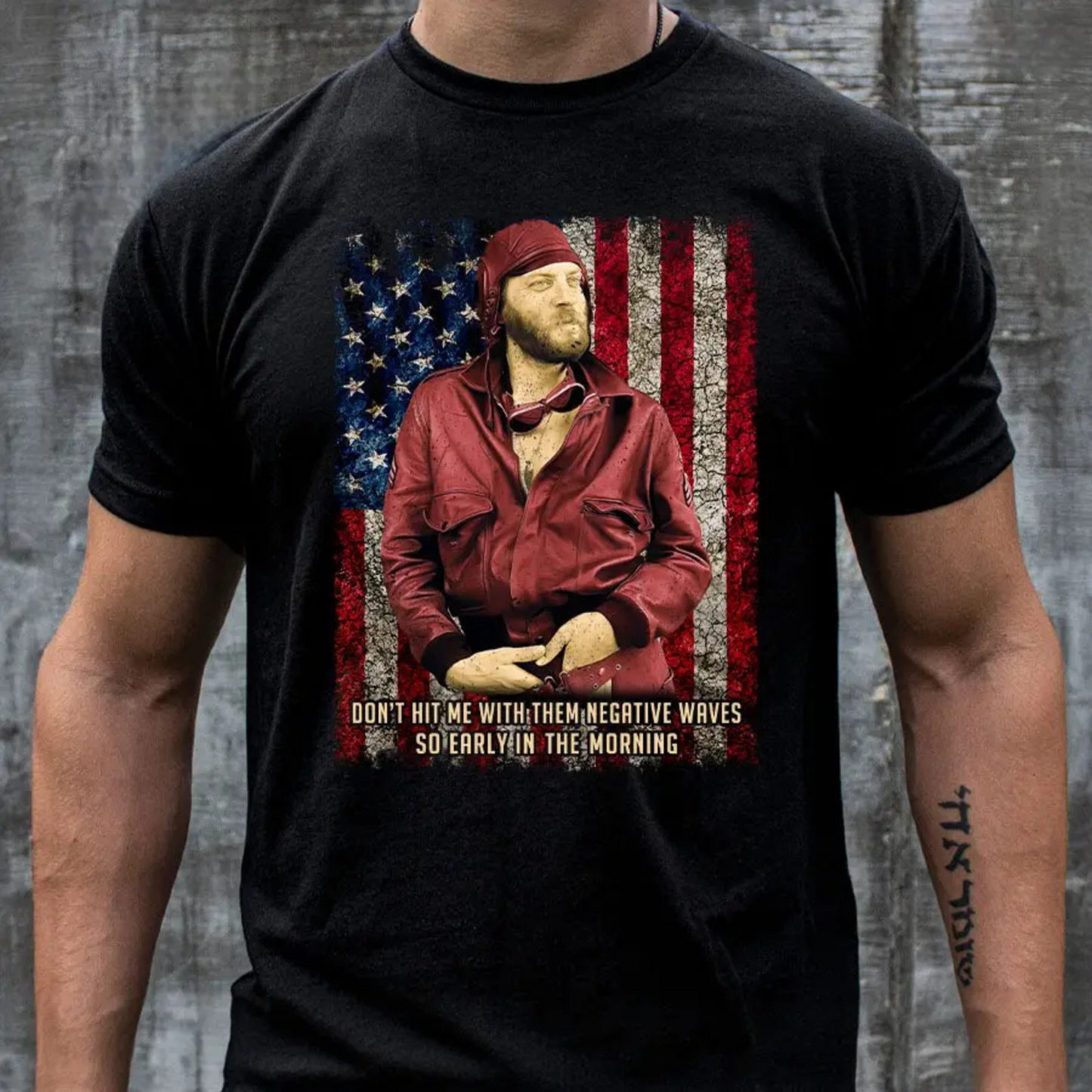 Oddball "Negative Waves" T-Shirt - Good Vibes Only Movie Quote Tee, 70s Vintage Comedy Apparel