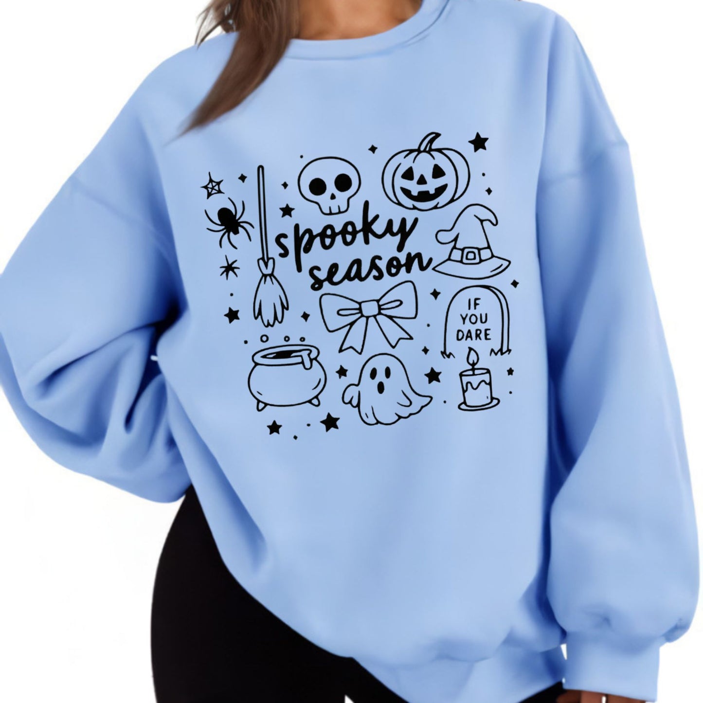 Spooky Season Sweatshirt – Cozy & Classic Halloween Crewneck