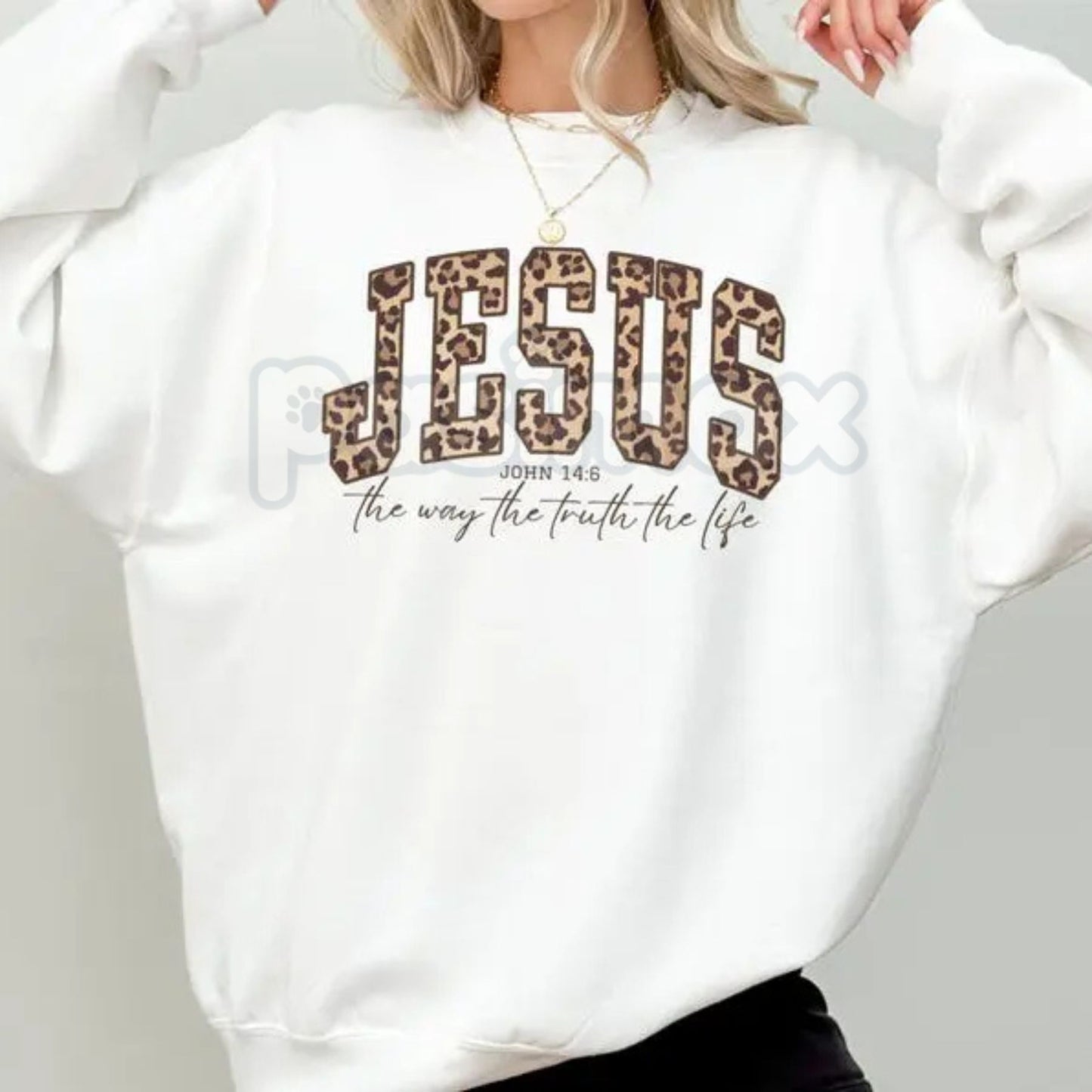 Christian Jesus Sweatshirt – Walk by Faith Religious Crewneck