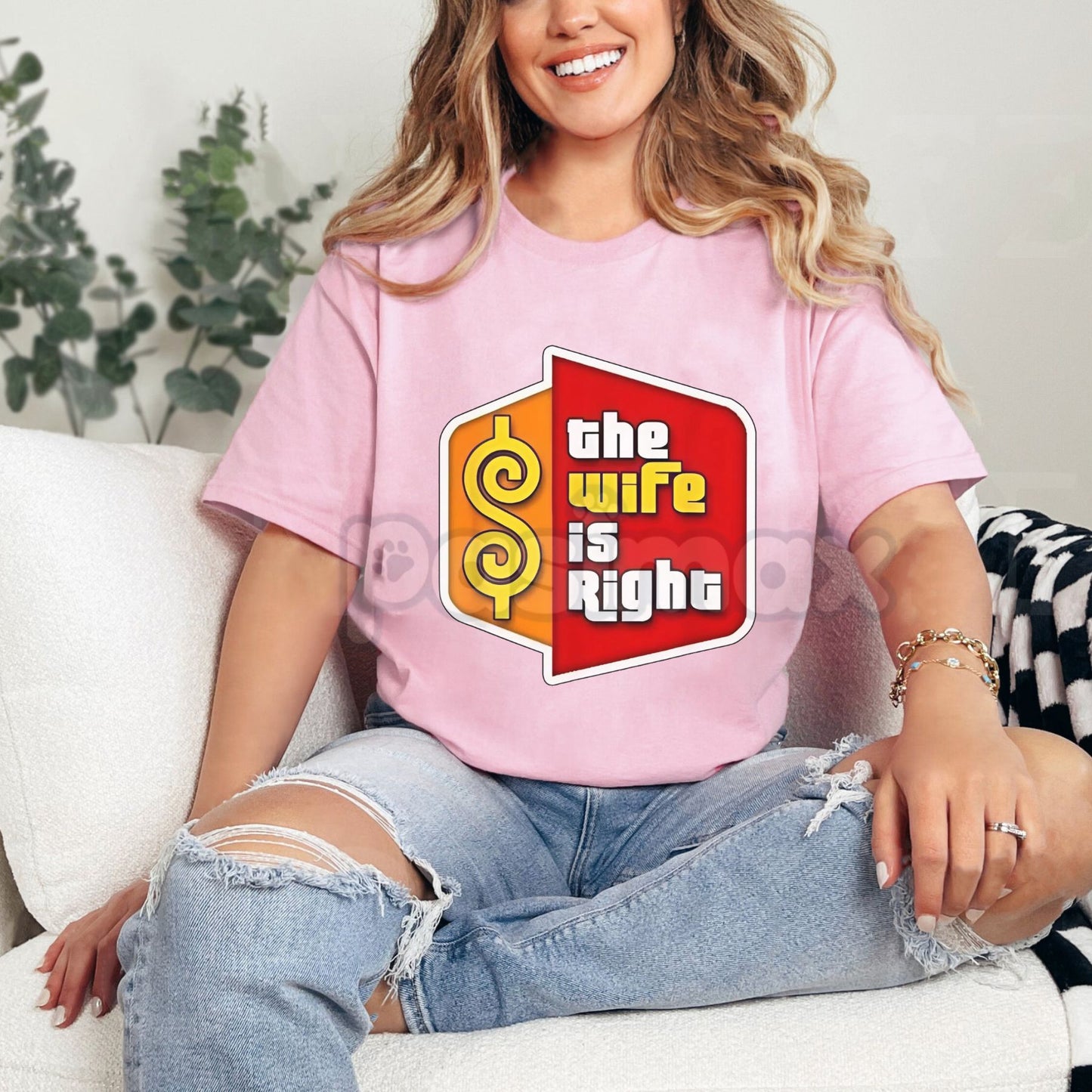 Always Right" Humor Tee - Soft Cotton Couples T-Shirt, Funny Relationship Slogan Shirt, Unisex Witty Graphic Gift