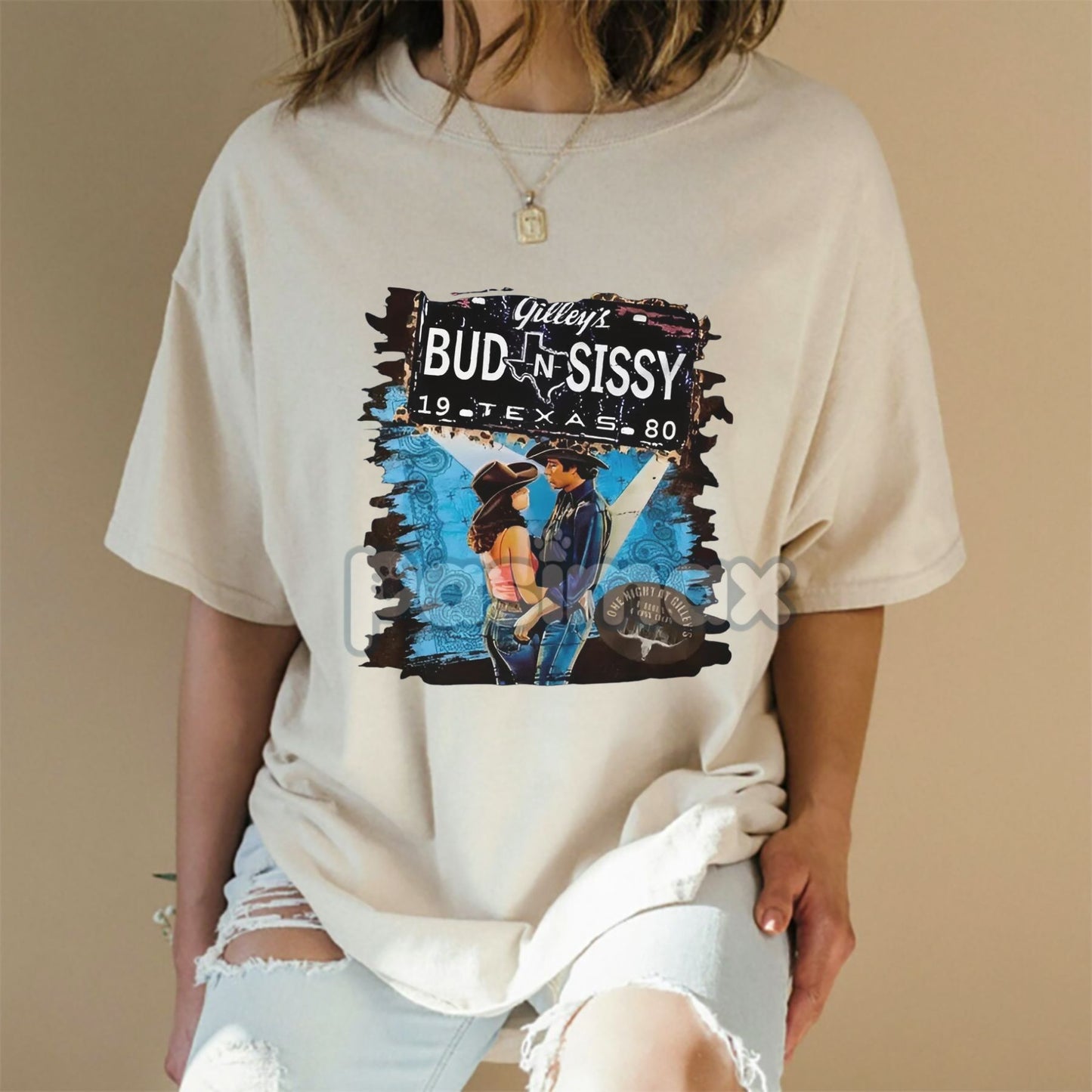 Legendary Gilley's Texas T-Shirt - Bud & Sissy Honky-Tonk Apparel, Authentic Western Cinema Tee