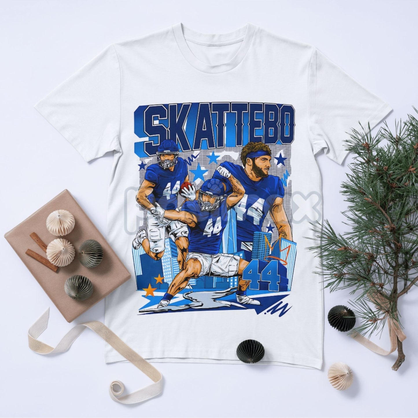 Cam Skattebo New York Giants Graphic T-Shirt - ASU Sun Devils RB Rookie Tee, "The Truck" Football Apparel